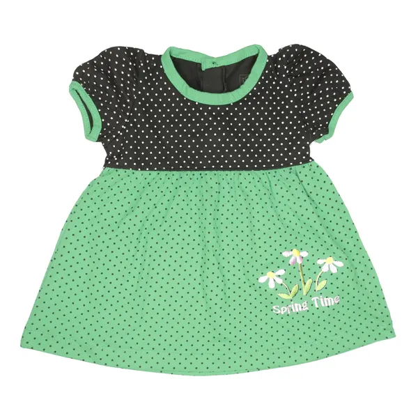 Vestido de Niña 3 Piezas Bebu Negro/Verde